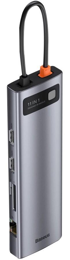 USB-хаб Baseus Metal Gleam Space Gray (CAHUB-CT0G)