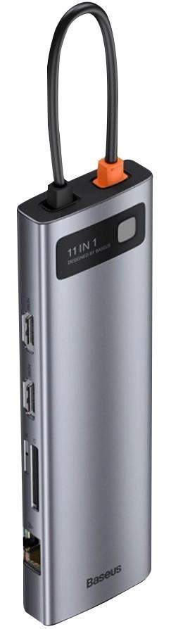 USB-хаб Baseus Metal Gleam Space Gray (CAHUB-CT0G)