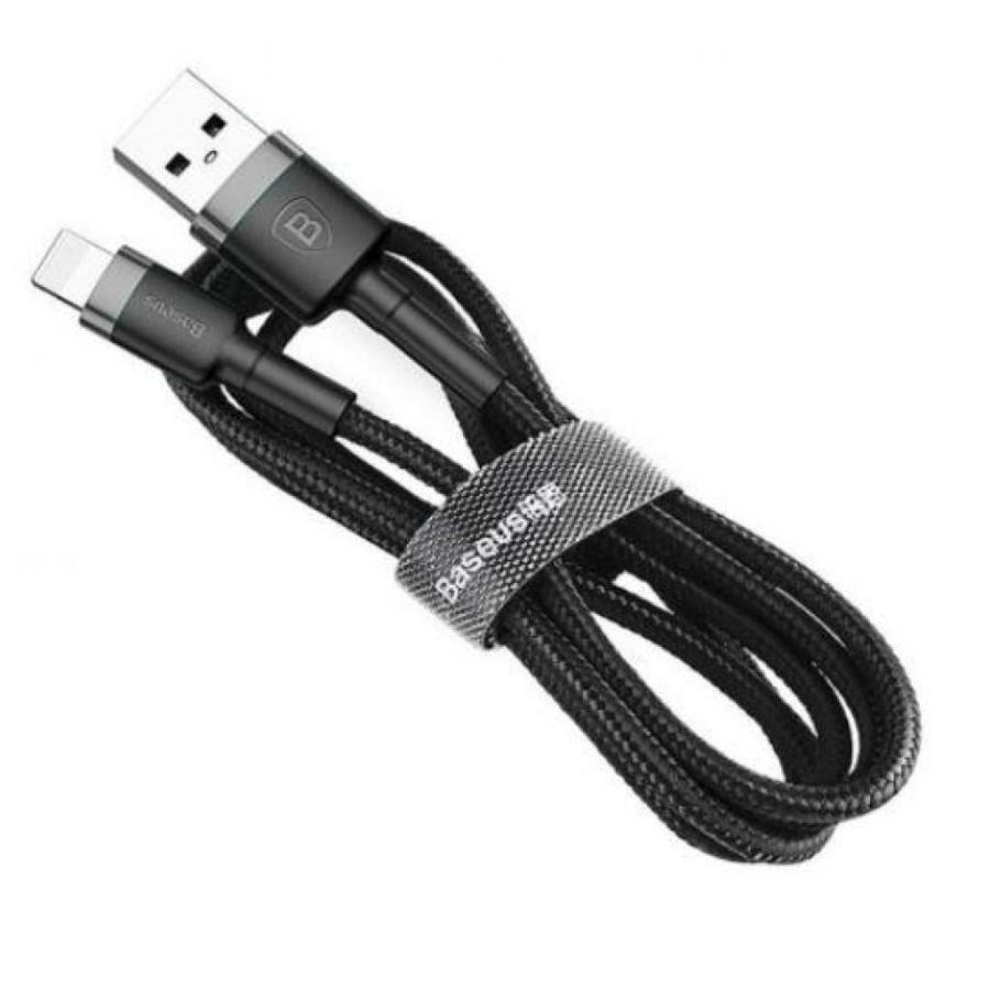 Кабель Baseus Cafule 1m Gray/Black (CALKLF-BG1)