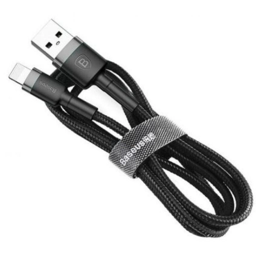 Кабель Baseus Cafule 1m Gray/Black (CALKLF-BG1)