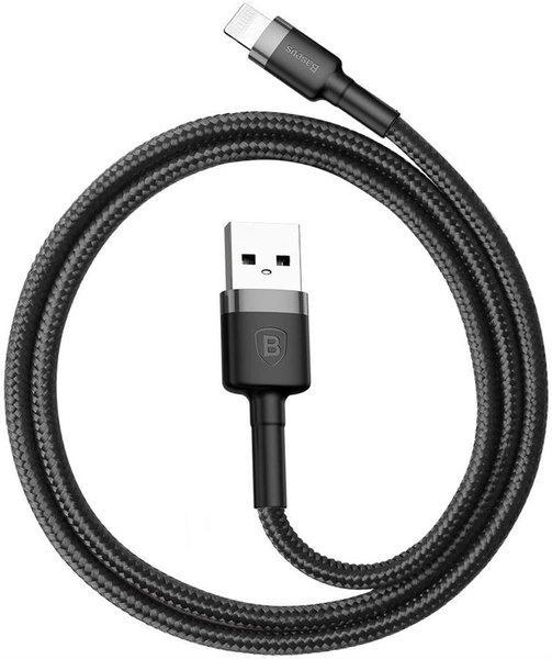Кабель Baseus Cafule 2m Gray/Black (CALKLF-CG1)