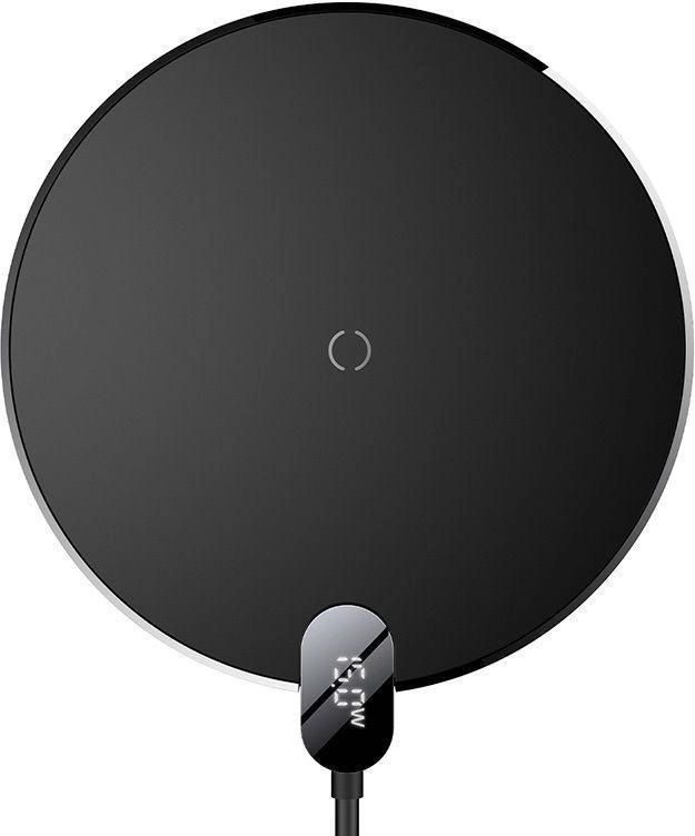 Беспроводное зарядное устройство Baseus Digital LED Display Gen 2 15W Black (CCED000001)