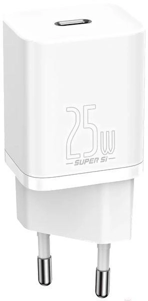 Сетевое зарядное устройство Baseus Super Si 25W EU White (CCSP020102)