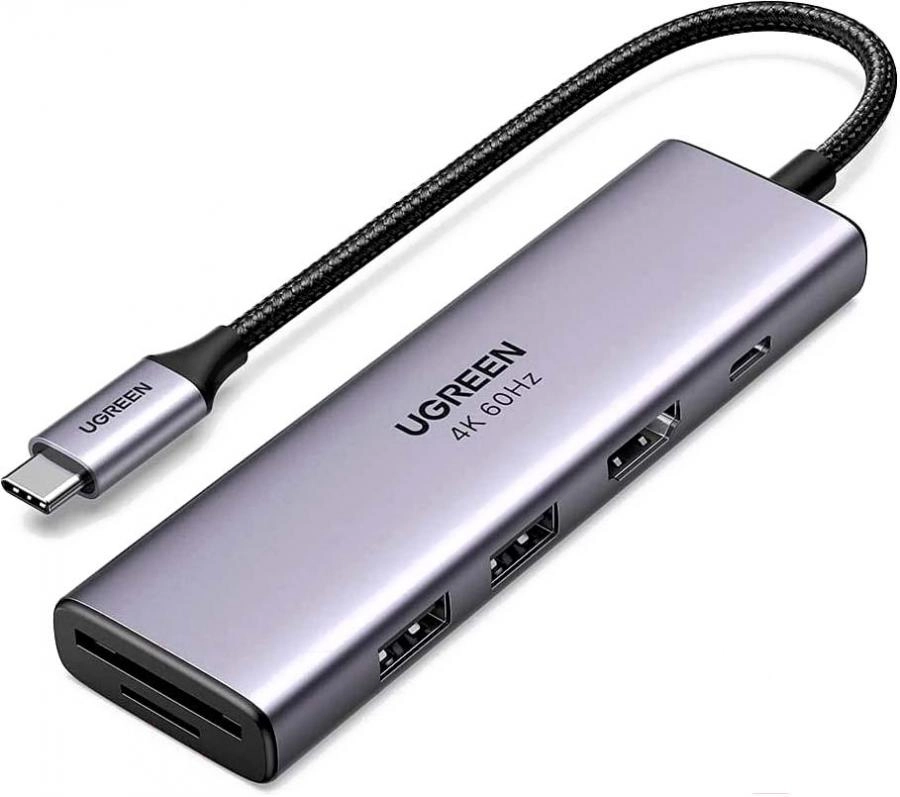 Док-станция Ugreen CM511-60383 Space Gray (60383)