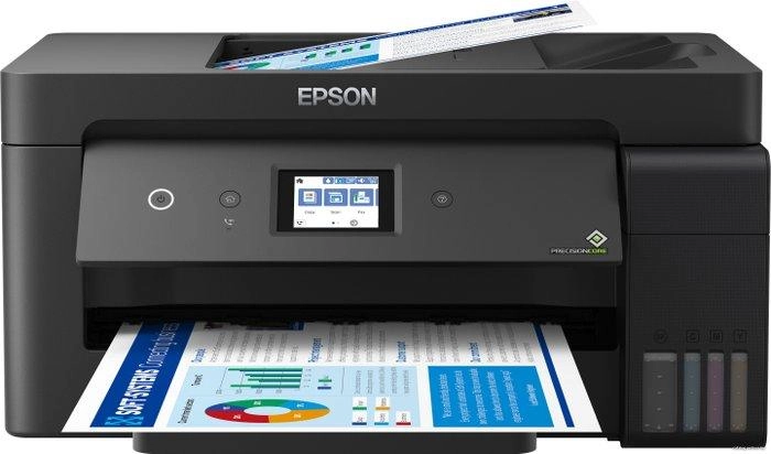 Epson L14150 (ресурс стартовых контейнеров 7500/6000, чернила 001)