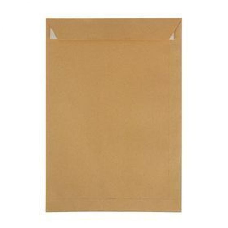 конверт 229*324, С4 силикон., крафт коричн. 25шт.