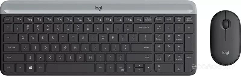 Комплект клавиатура и мышь Logitech MK470 Slim Wireless Combo