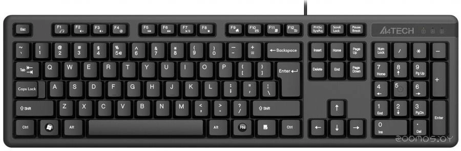 Клавиатура A4Tech KK-3 (черный)