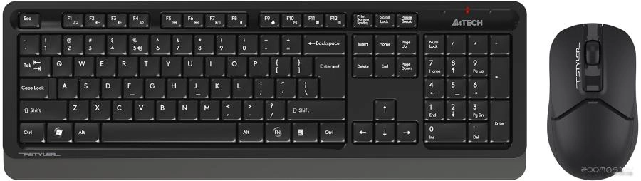 Комплект клавиатура и мышь A4Tech Fstyler FG1012 (черный)
