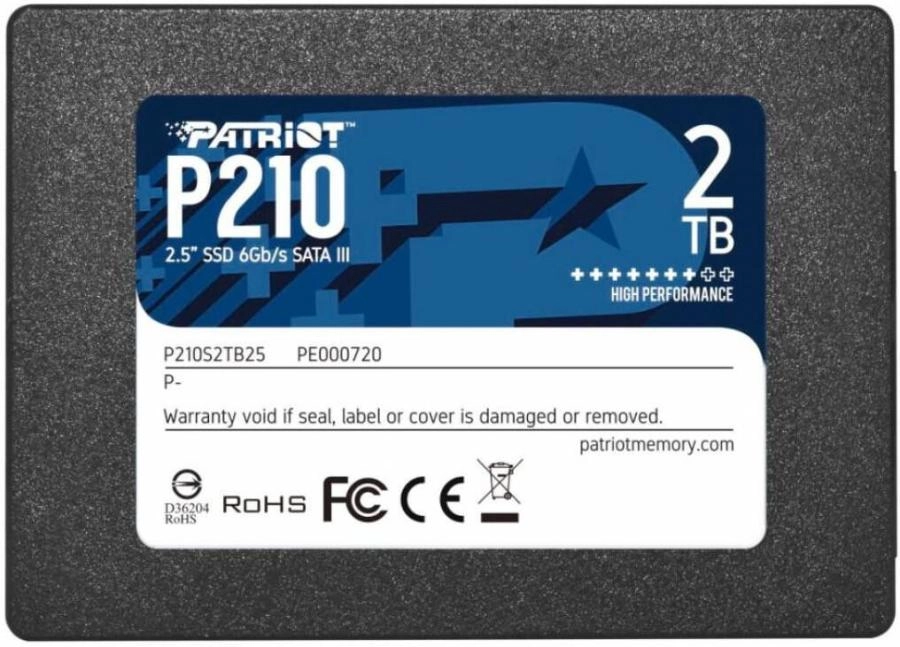 SSD диск Patriot 2.0Tb P210 P210S2TB25