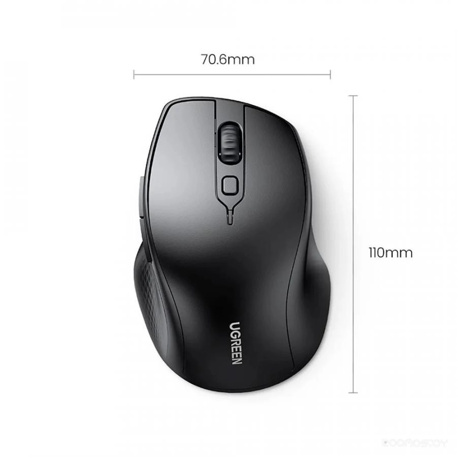 Мышь Ugreen MU101 / 90395 (черный)