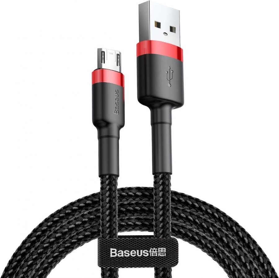 Кабель Baseus Cafule 2m Red/Black (CAMKLF-C91)