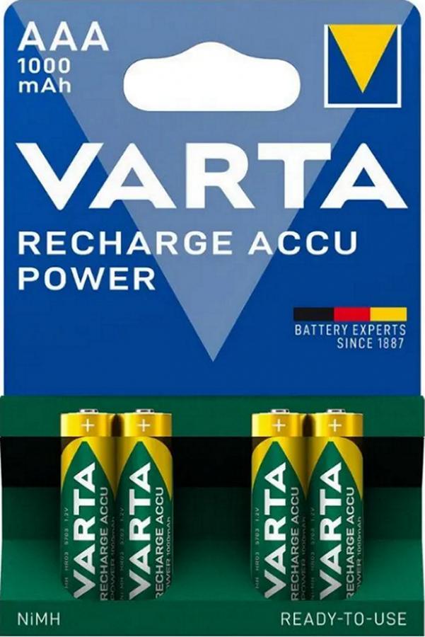 Аккумулятор Varta AAA 1000 mAh 4BP