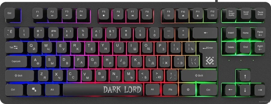 Клавиатура Defender Dark Lord GK-580 RU / 45580 (черный)