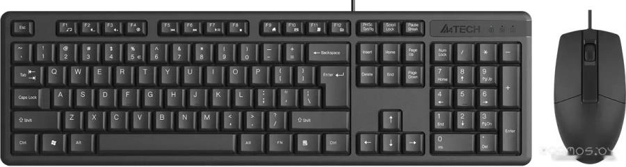 Комплект клавиатура и мышь A4Tech KR-3330S (черный)