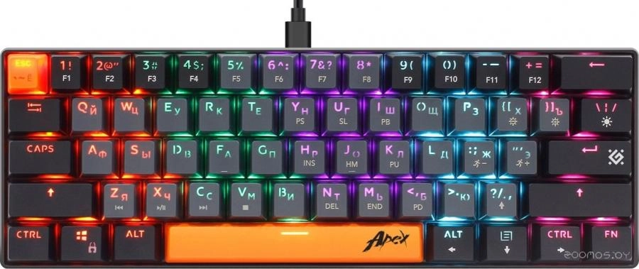 Клавиатура Defender Apex GK-002 / 45002 (серый)