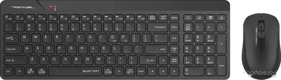 Комплект клавиатура и мышь A4Tech Fstyler FG2300 Air2 (черный)