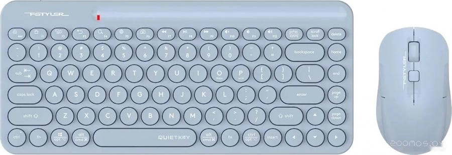 Комплект клавиатура и мышь A4Tech Fstyler FG3200 Air2 (синий)