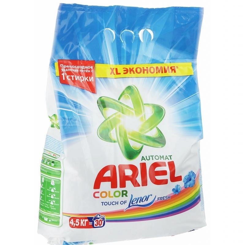 Порошок стиральный ARIEL 4,5кг Touch of Lenor Fresh Color автомат