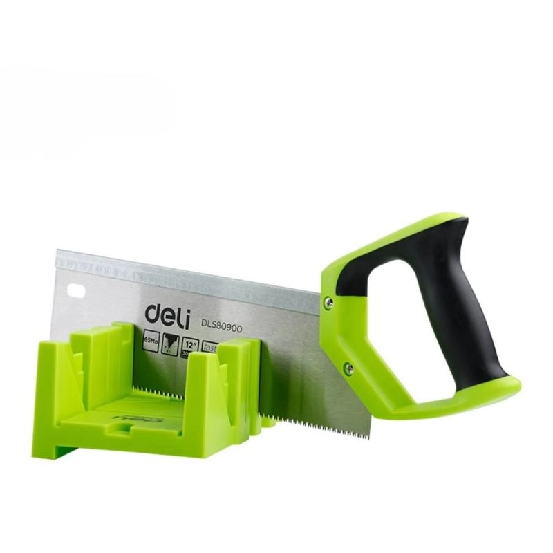 Стусло с ножовкой Deli GS EDL580900 22.5°/45°/90°, 13 TPI, 300 мм